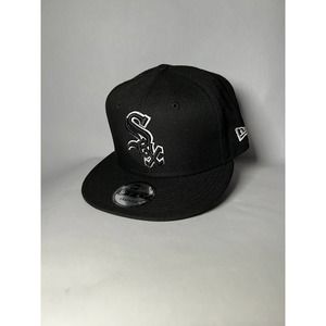 Chicago White Sox MLB New Era 9FIFTY Black Cap Snapback Custom
